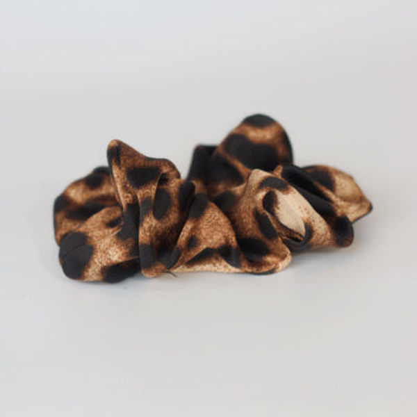 Mørk leo, alm. scrunchie